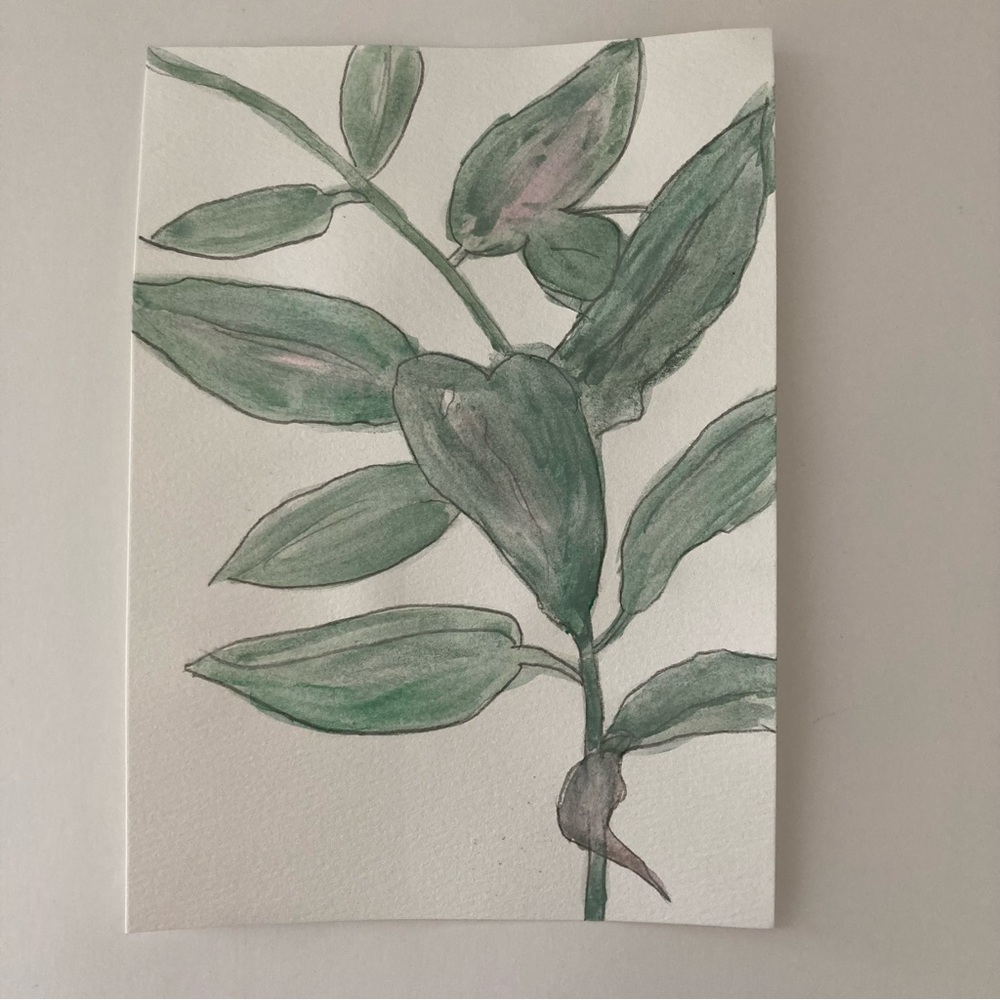 Botanical Original Watercolor Painting